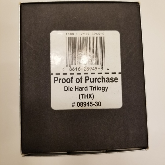 1996 Die Hard Trilogy VHS Tape Collection 3-Tape Box Set: Die Hard Bruce Willis - Picture 8 of 9